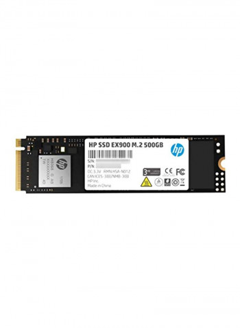 SSD EX900 M.2 Internal Hard Drive 500GB Black