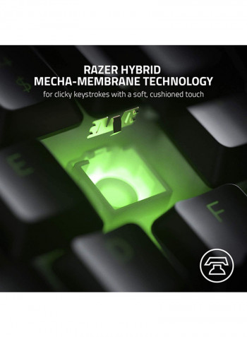 Ornata V2 Hybrid Chroma RGB Gaming Keyboard With Multi-Function Digital And Media Keys RZ03-03380100-R3M1