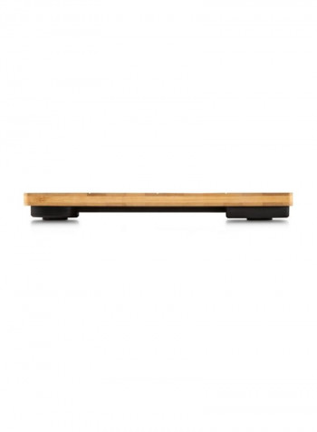 Bamboo Weighing Scale Brown