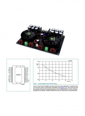 Digital Module Stereo Amplifier Board DE6988 Black/Brown/Green
