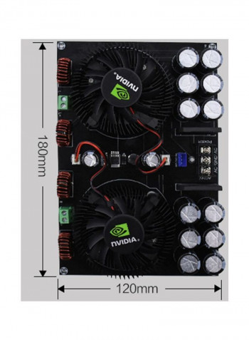 Digital Module Stereo Amplifier Board DE6988 Black/Brown/Green