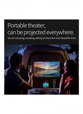 Full HD Projector 500 Lumens XD4528702 Blue/Black