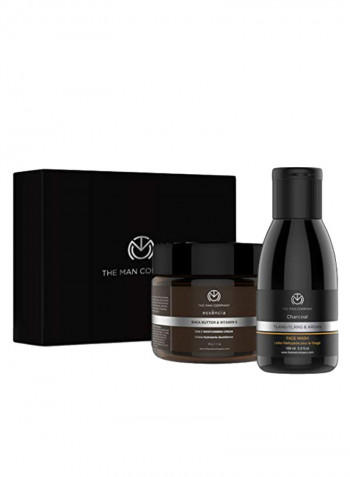 Charcoal Face Wash And Daily Moisturizing Cream شفاف Face Wash (100 ml), Moisturizing Cream (50 g)