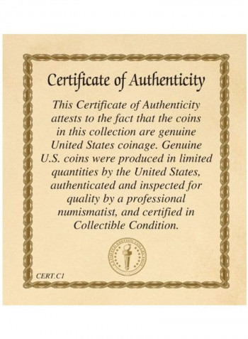World War I Coin & Stamp Collection 10X7X1inch