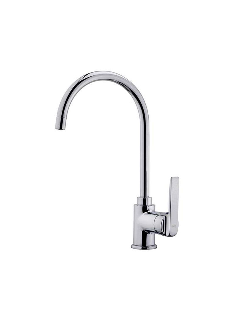 In 995 Kitchen Tap Mixer With High Swivel Spout And Anti-Scale Aerator Silver
