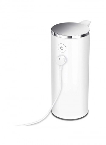 Rechargeable Soap Dispenser White/Silver