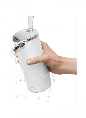 Rechargeable Soap Dispenser White/Silver