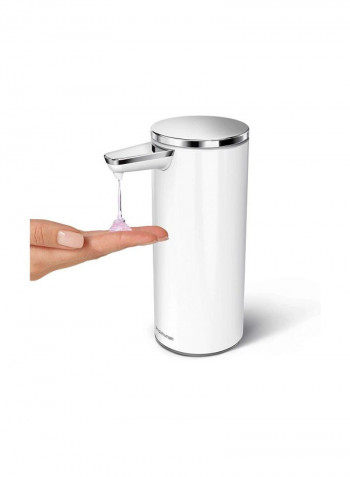 Rechargeable Soap Dispenser White/Silver