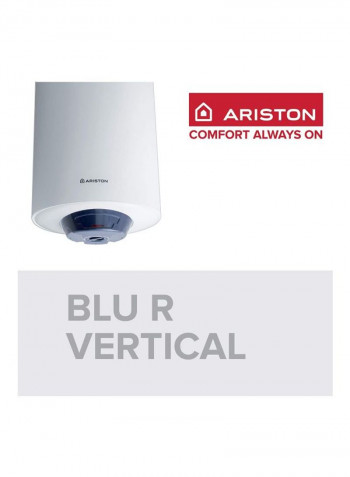 Vertical Electric Water Heater 100L BLU-R  White/Grey