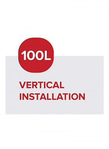 Vertical Electric Water Heater 100L BLU-R  White/Grey