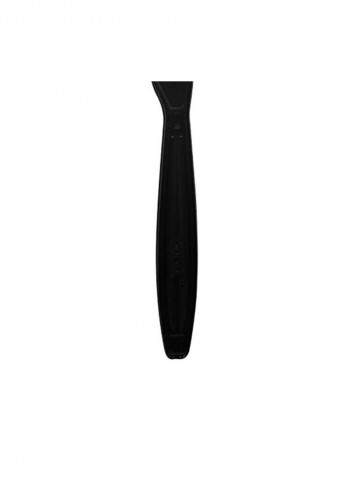 1000-Piece Poly-Wrapped Disposable Knife Black 16.8x193.8millimeter