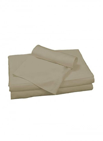 3-Piece Bamboo Rayon Sheet Set Bamboo Champagne Twin XL