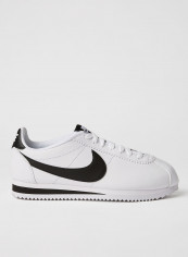 Classic Cortez Leather Sneakers White/Black/White