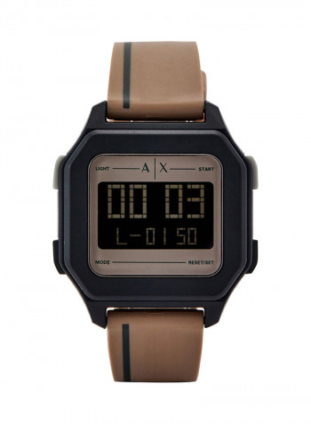 Men's Shell Square Shape Digital Watch AX2954