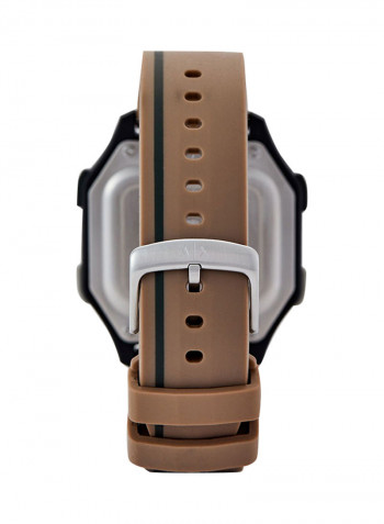 Men's Shell Square Shape Digital Watch AX2954