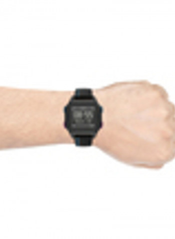 Men's Shell Square Digital Wrist Watch AX2955