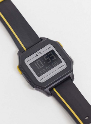 Men's Shell Water Resistance Polyurethane Digital Watch AX2957