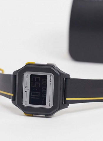 Men's Shell Water Resistance Polyurethane Digital Watch AX2957