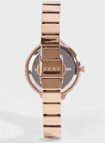 Women's Astoria Water Resistance Metal Analog Watch NY2695
