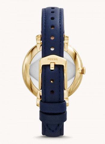 Women's Jacqueline Water Resistance Leather Analog Watch ES5023