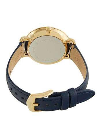 Women's Jacqueline Water Resistance Leather Analog Watch ES5023