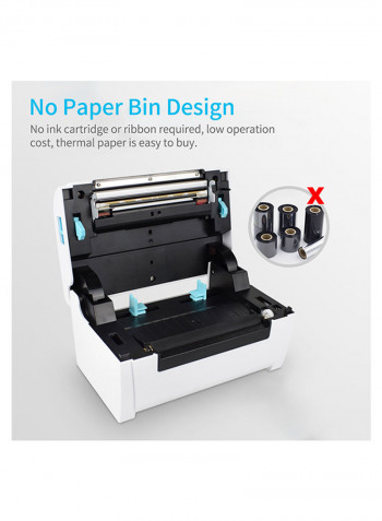 110mm Receipt Printer White