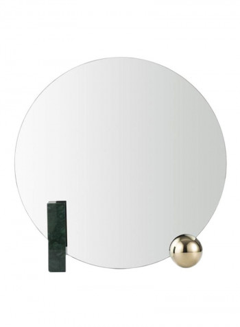 Countertop Mirror Clear/Green/Gold 274x668millimeter