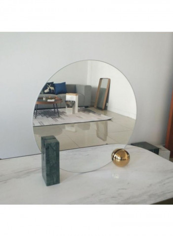 Countertop Mirror Clear/Green/Gold 274x668millimeter