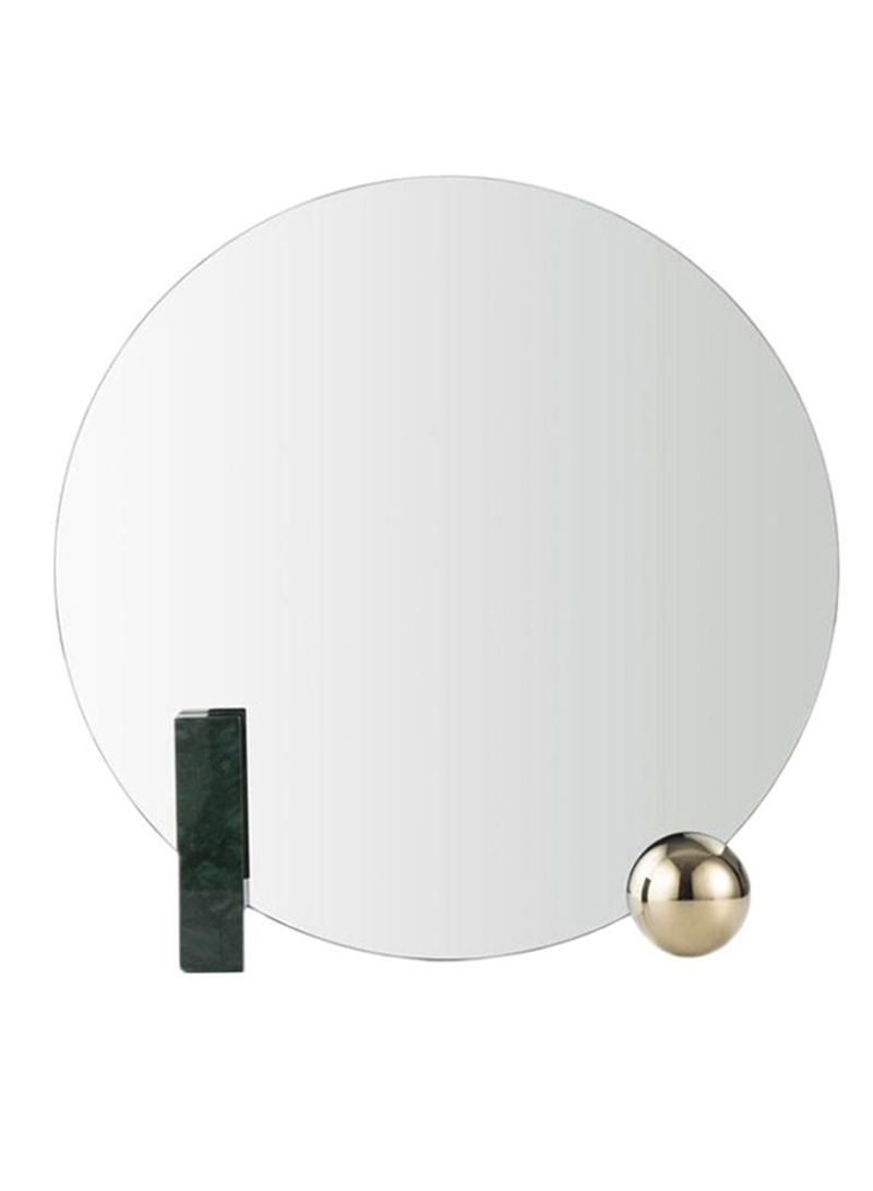 Countertop Mirror Clear/Green/Gold 274x668millimeter