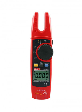 Digital Display Clamp Meter Red/Black 25centimeter
