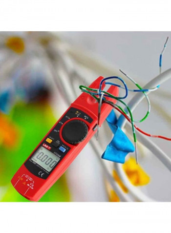 Digital Display Clamp Meter Red/Black 25centimeter