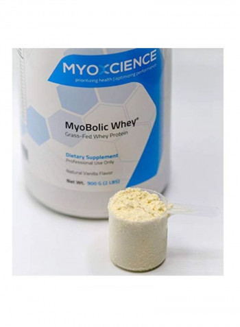 Myobolic Whey Grass-Fed Protein Dietary Supplement - Natural Vanilla