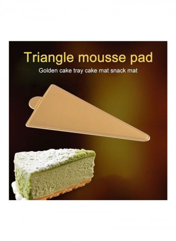 1000-Piece Triangle Cake Cardboard Pad Brown