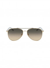 Full-Rim Metal Aviator Sunglasses - Lens Size: 58 mm