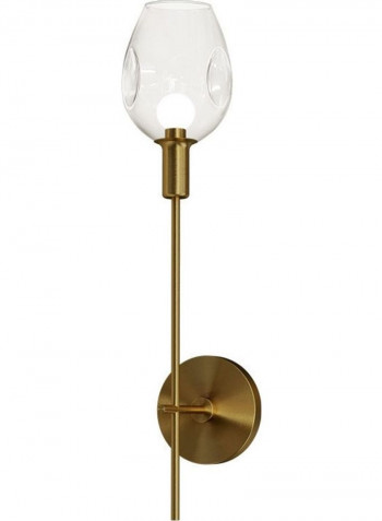 LED Wall Lamp Gold/Clear