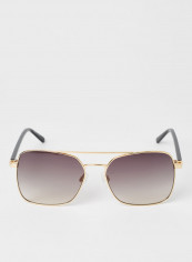 Women's Full-Rim Metal Butterfly Sunglasses - Lens Size: 56 mm