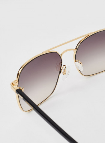 Women's Full-Rim Metal Butterfly Sunglasses - Lens Size: 56 mm