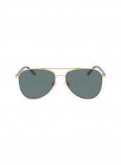 Full-Rim Metal Aviator Sunglasses - Lens Size: 57 mm