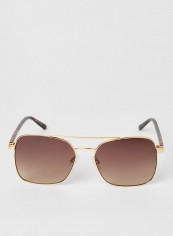 Women's Full-Rim Metal Butterfly Sunglasses - Lens Size: 56 mm