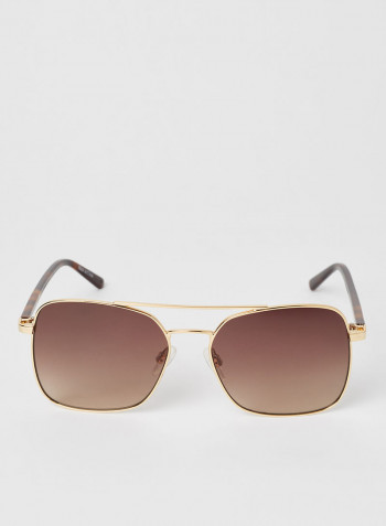 Women's Full-Rim Metal Butterfly Sunglasses - Lens Size: 56 mm