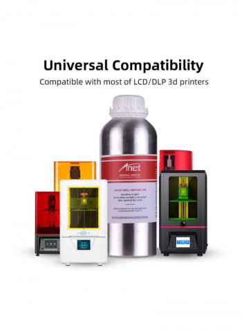Standard Photopolymer Curing Resin 1000mil Yellow