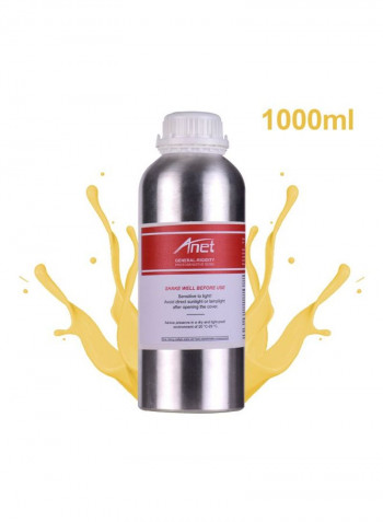 Standard Photopolymer Curing Resin 1000mil Yellow