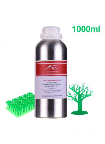 General-Rigidity Photosensitive Resin For DLP/LCD Light Curing 3D Printer 1000ml Green