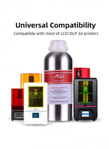General-Rigidity Photosensitive Resin For DLP/LCD Light Curing 3D Printer 1000ml Green