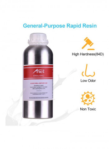 Photosensitive Resin For DLP/LCD Light Curing 3D Printer 1000ml Beige