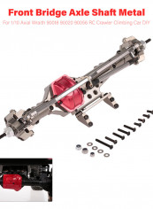 Metal Front Bridge Axle Shaft For 1/10 Axial Wraith 90018 90020 90056 RC Crawler Climbing Car 30 X 7.5 X 7.6cm