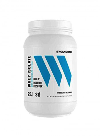 Whey Isolate Build Rebuild Recover Chocolate Milkshake