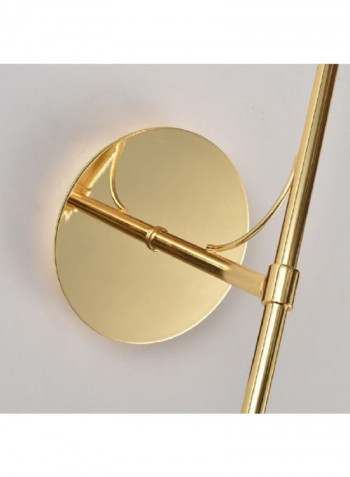 G4 LED Glass Ball Wall Light Gold