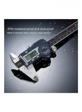 Waterproof Digital Vernier Calliper With LCD Display Multicolor 18.4cm