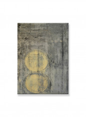 Abstract Painting Wall Art Canvas Grey 50x70centimeter